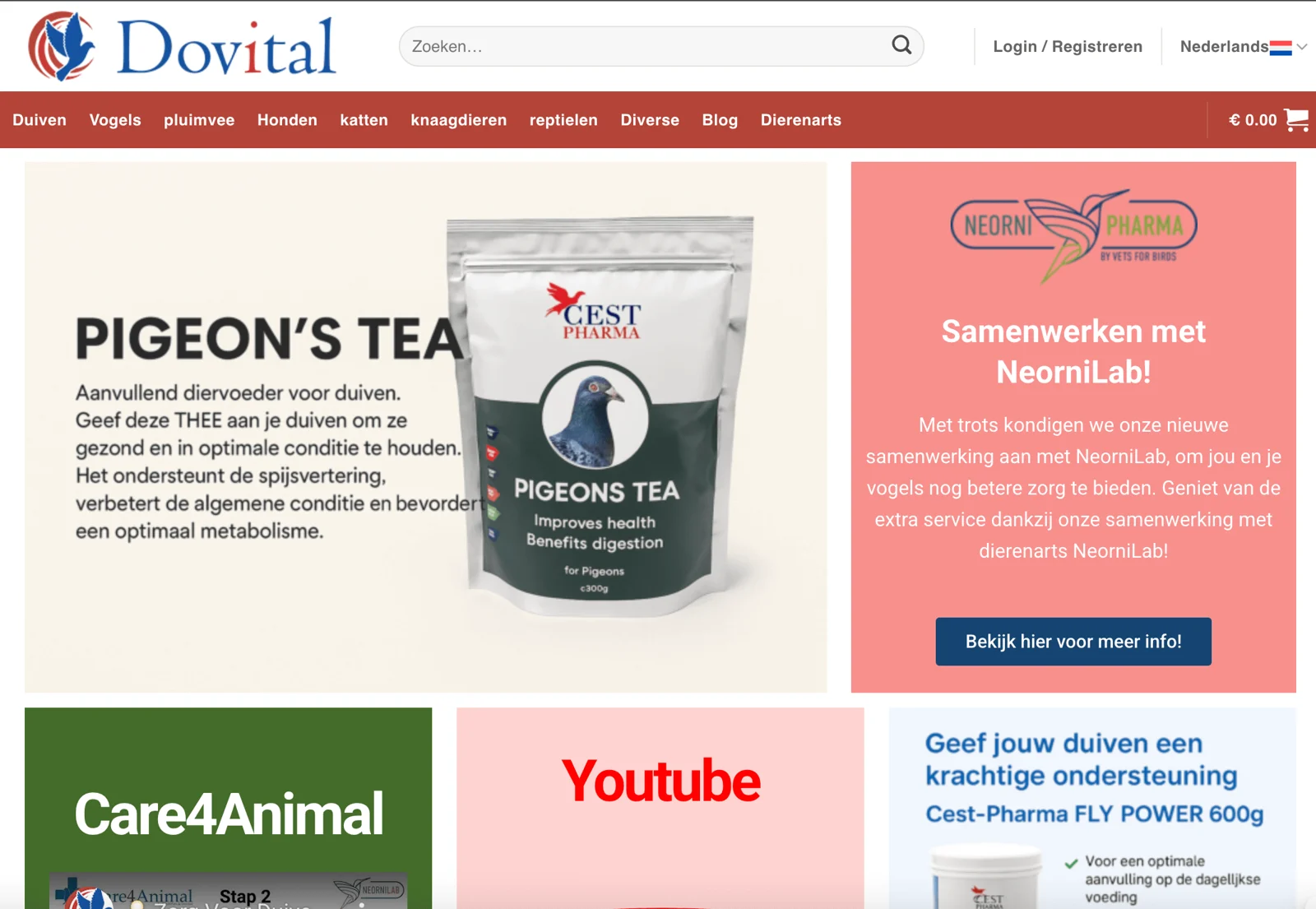Screenshot van Dovital