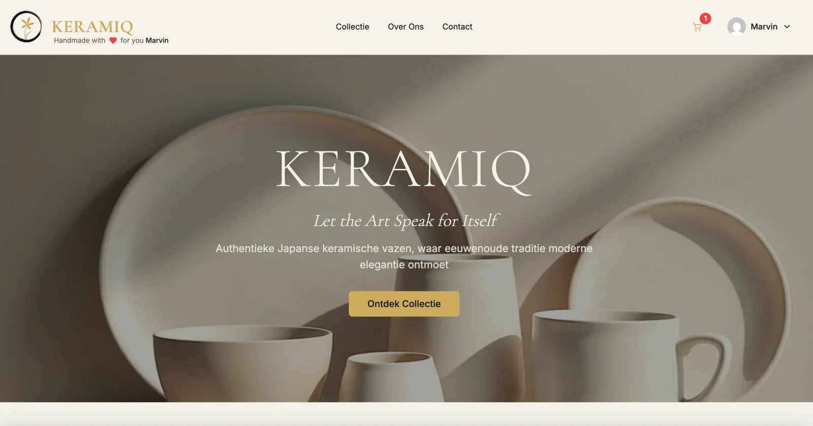Screenshot van Keramiq