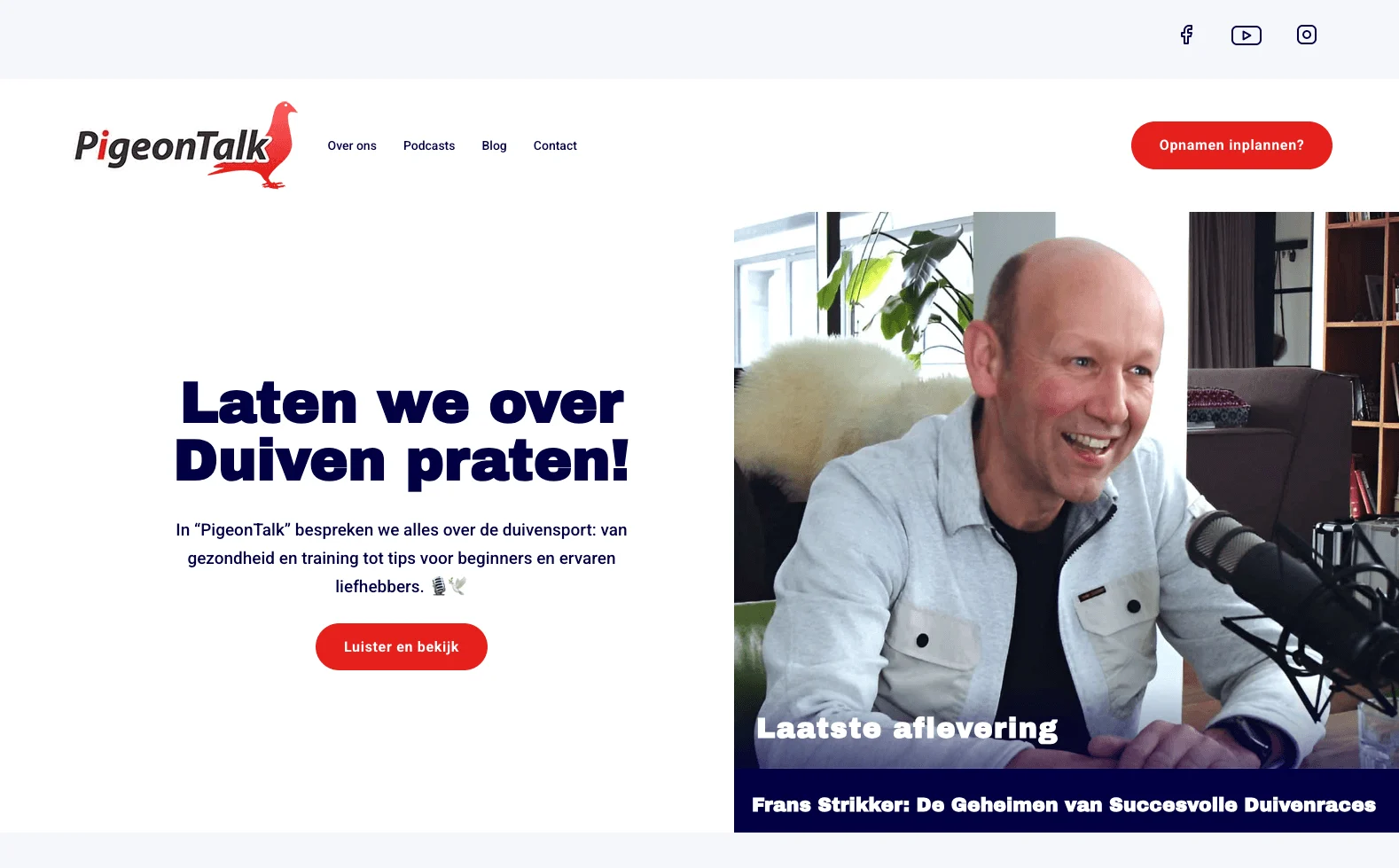 Screenshot van Pigeontalk